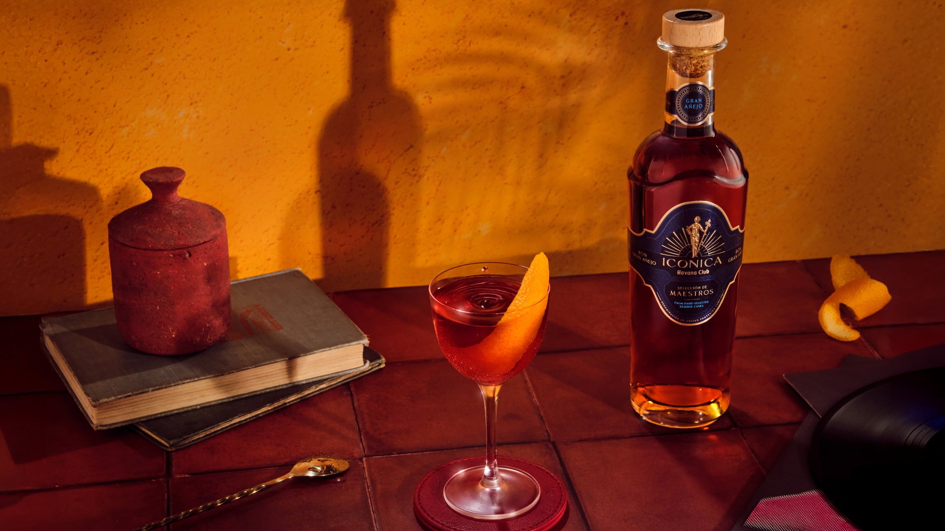 El Presidente Cocktail-Rezept: Rum Cocktail-Klassiker aus Kuba mit Havana Club Selección de Maestros gemischt